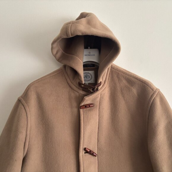 J. Press x Gloverall Duffle Coat Mi England Tan Beige Wool Overcoat - 38/ Medium - Picture 6 of 15